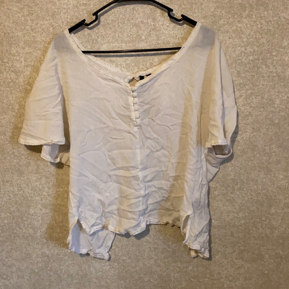White Boho Blouse